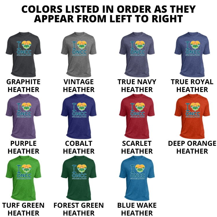 I Love ONCCF - Color Chart