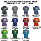 I Love ONCCF - Color Chart