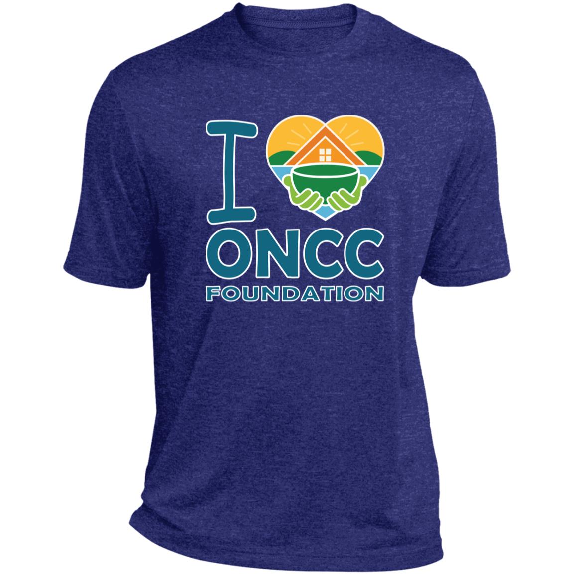 I Love ONCCF - Cobalt Heather - Front