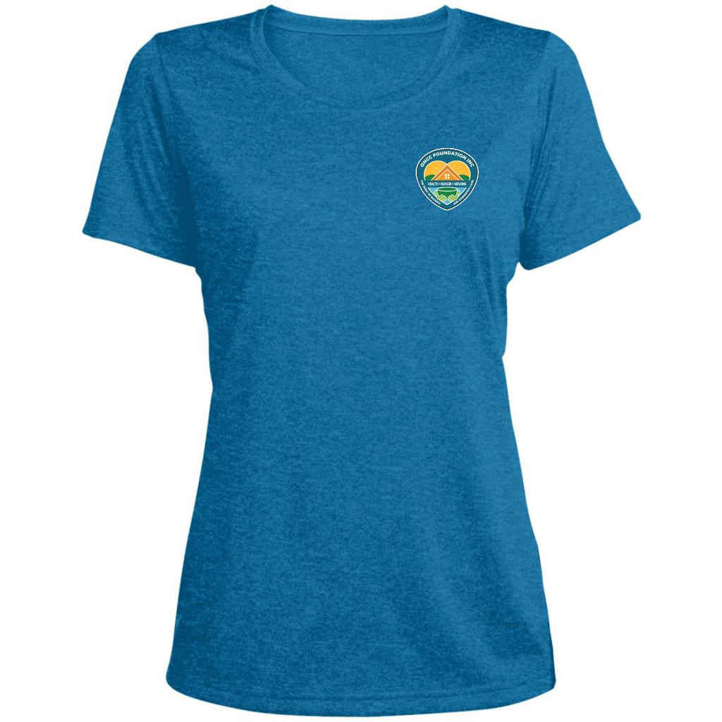 ONCCF Logo Ladies - Blue Wake Heather