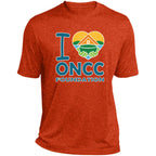 I Love ONCCF - Deep Orange Heather -Front
