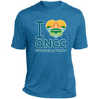 I Love ONCCF - Blue Wake Heather - Front